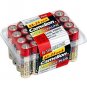 24 Pack AA Alkaline Long Lasting Batteries