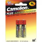 2 Pack AA Alkaline Long Lasting Batteries
