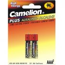 2 Pack AAA Alkaline Long Lasting Batteries