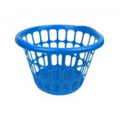 32 Count Round Laundry Baskets, Assorted Colors