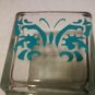 Turquoise Tribal Butterfly Candle Holder