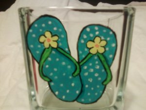 Flip Flop Candle Holder