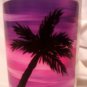 Pink and Purple Palm Tree Sunset coffee mug
