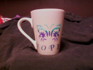 Hope Butterfly Mug