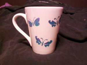 Tie dye Butterflies Coffee Mug