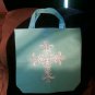 Blue Tote Bag with white cross