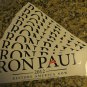 RON PAUL 2012 OFFICIAL WHITE BUMPER STICKER *FREE GIFTS