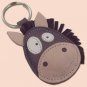 Ronnie - Cute Little Horse Leather Keychain FREE shipping