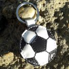 Soccer ball keychain - leather - football - FREE shipping
