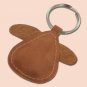 Chowder The Cute Little Dog Leather Animal Keychain