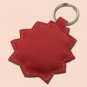 Handmade Red Lion Leather Animal Keychain
