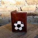 Credit Card Wallet For 4 Credit Cards With Football / Soccer Ball