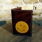 Credit Card Wallet For 4 Credit Cards With Yellow Smiley