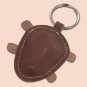 Sweet little Hedgehog leather animal keychain