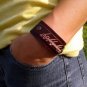 Lord Of The Rings Inspired Handmade Leather Bracelet Brown Color - FREE Shipping Wordlwide