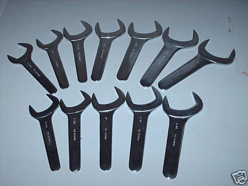12 Pc Large Service Wrenches-Aircraft,Aviation,Industrial,Truck,Automotive  Tools