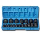 19pc 1/2"Drive 12 Pt. Impact Socket Set-Aircraft,Aviation,Truck,Industrial Tools