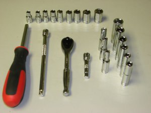 KD 1/4" Dr. Socket Set- Aircraft, Automotive, Aviation, Industrial, Truck Tools