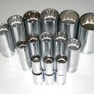 14pc- 1/2" Drive 12 point Deep Socket Set-Aircraft,Aviation,Automotive Tools