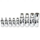 9pc Universal Joint "E" Torx Socket Set-Aircraft, Aviation, Automotive, Truck