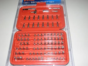 100 Piece Security Bit Set- Aircraft, Aviation Tools