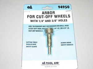 Arbor For Cut-Off Wheels W/ 1/4" & 3/8" Holes-Aircraft,Aviation,Automotive Tools