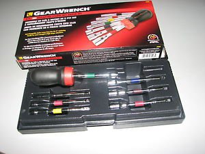 8 Piece Ratcheting Nut Driver Set- Aircraft, Aviation, Automotive Tools