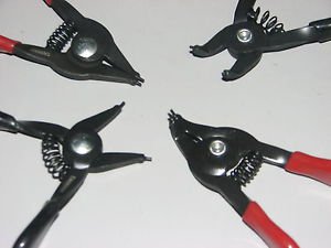 4 Piece Mini Snap Ring Pliers Set- Aircraft, Aviation, Automotive Tools