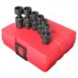 6 Piece 1/4" Drive Universal SAE Impact Socket Set- Aircraft, Automotive Tools