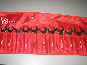 15 Piece Service Wrench Set - Aircraft,Aviation, Automotive, Truck Tools