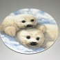 The Bradford Exchange "Baby Seals" Plate With Certificate of Authenticity