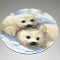 The Bradford Exchange "Baby Seals" Plate With Certificate of Authenticity