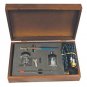 Professional Head Air Brush Set in Wood Case