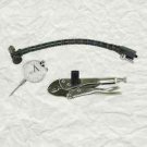 Storm dial indicator set with flex arm and locking pliers