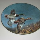 The Bradford Exchange "Mallards" Plate With Certificate of Authenticity