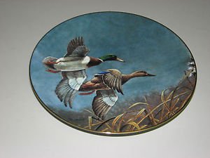 The Bradford Exchange "Mallards" Plate With Certificate of Authenticity