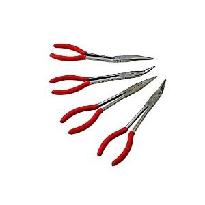4 Piece 11" Needle Nose Pliers Set- Aircraft, Aviation, Automotive Tools