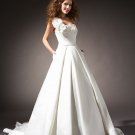 2012 new fashion elegant backless, designer wedding dress WD6