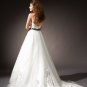 2012 new fashion elegant sleeveless designer wedding dress WD15