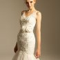 2012 new fashion V-neck elegant designer wedding dress WD28