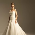 2012 new fashion one-shoulder scoop elegant designer wedding dress WD29