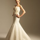 2012 new fashion sleeveless elegant designer wedding dress WD30