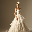 2012 new fashion sleeveless elegant designer wedding dress WD31