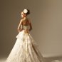 2012 new fashion sleeveless elegant designer wedding dress WD31