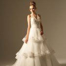 2012 new  fashionable halter elegant designer wedding dress WD37