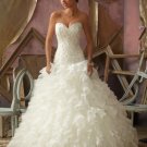 New fashion designer crystal wedding dress B1853