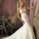 New fashion designer crystal V-neck wedding dress B1854
