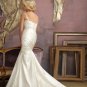 New fashion designer crystal spaghetti straps wedding dress B1857