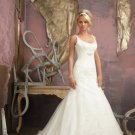 Designer sexy scoop crystal wedding dress B1863