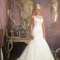 Designer sexy scoop crystal wedding dress B1863